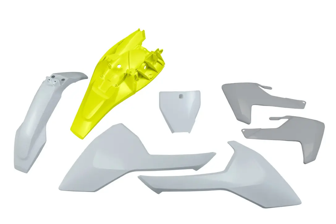 UFO kompletní sada plastů HUSQVARNA TC 85 18-24 barva OEM 23-24 ( bílá / žlutá / šedá ) (HU620E999D) ( )