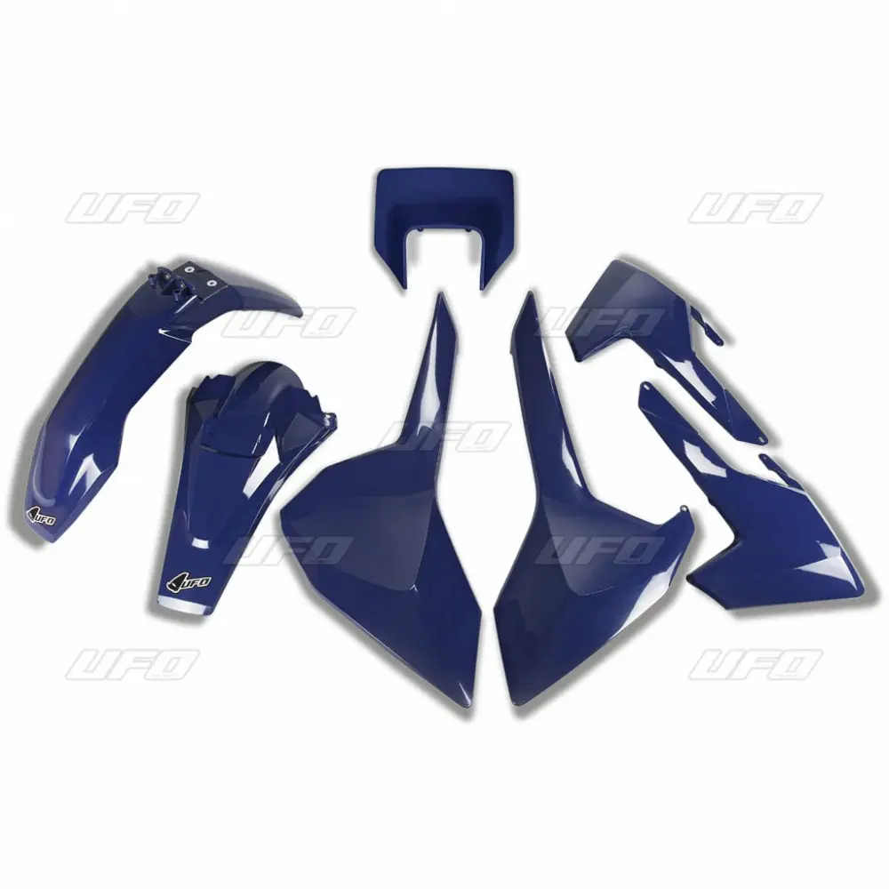 UFO kompletní sada plastů HUSQVARNA TX/TE/FE 17-19 s krytem světla barva tmavě modrá (HU621E087) (UFO kompletní sada plastů HUSQVARNA TX/TE/FE 17-19)
