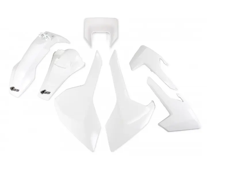 UFO kompletní sada plastů HUSQVARNA TX/TE/FE 17-19 s krytem světla barva OEM (bílá) (HU621E999W) (UFO kompletní sada plastů HUSQVARNA TX/TE/FE 17-19)