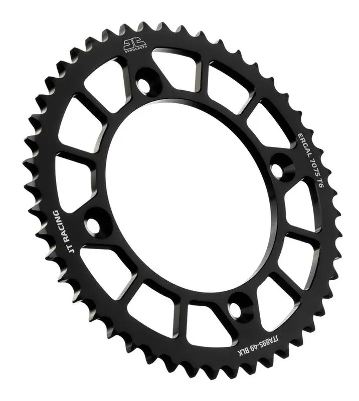 JT rozeta 4486 47 hliníková RACElité KTM SX 85 '04-'24 (448647JTA) (ŁAŃC. 428) barva černá (JT rozeta 4486 47 hliníková RACElité KTM SX 85 '04-'24)