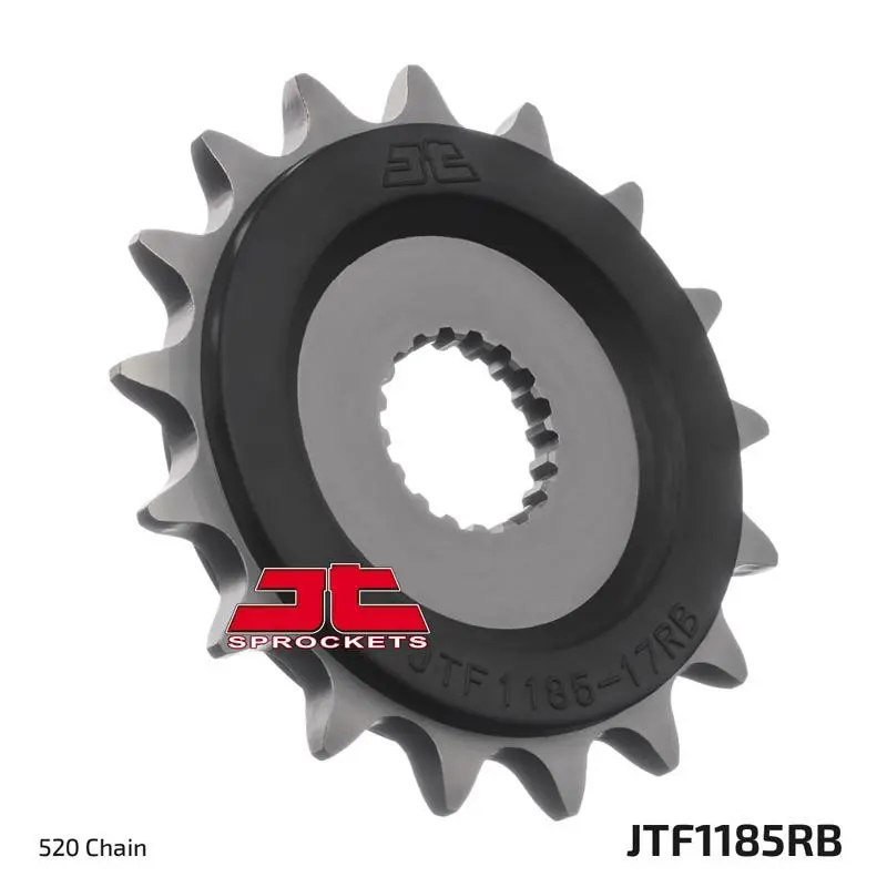 JT řetězové kolo přední s gumou TRIUMPH 900 STREET TWIN / CUP / SCRAMBLER '16-18 (JTF1185.17RB)* ( )