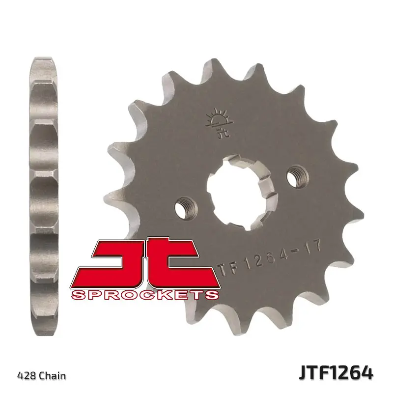 JT řetězové kolečko přední 2037 15 HONDA CBR 125 '04-'17, XLR 125 '98-'01, CB 125F '15-'16 (203715JT) (řetěz 428) (JT řetězové kolečko přední 2037 15)