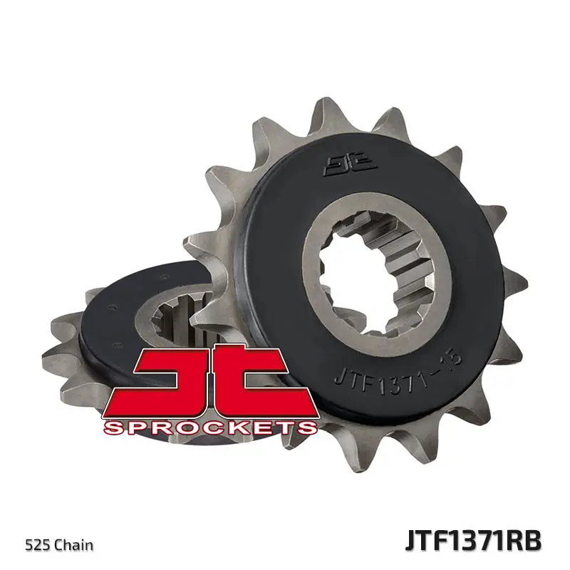 JT řetězové kolo přední 2073 15 s gumou HONDA CB 600 HORNET '97-'06, CBR 600F '97-'98, CBF 600 '04-'07 (207315JTRB) (JT řetězové kolo přední 2073 15)
