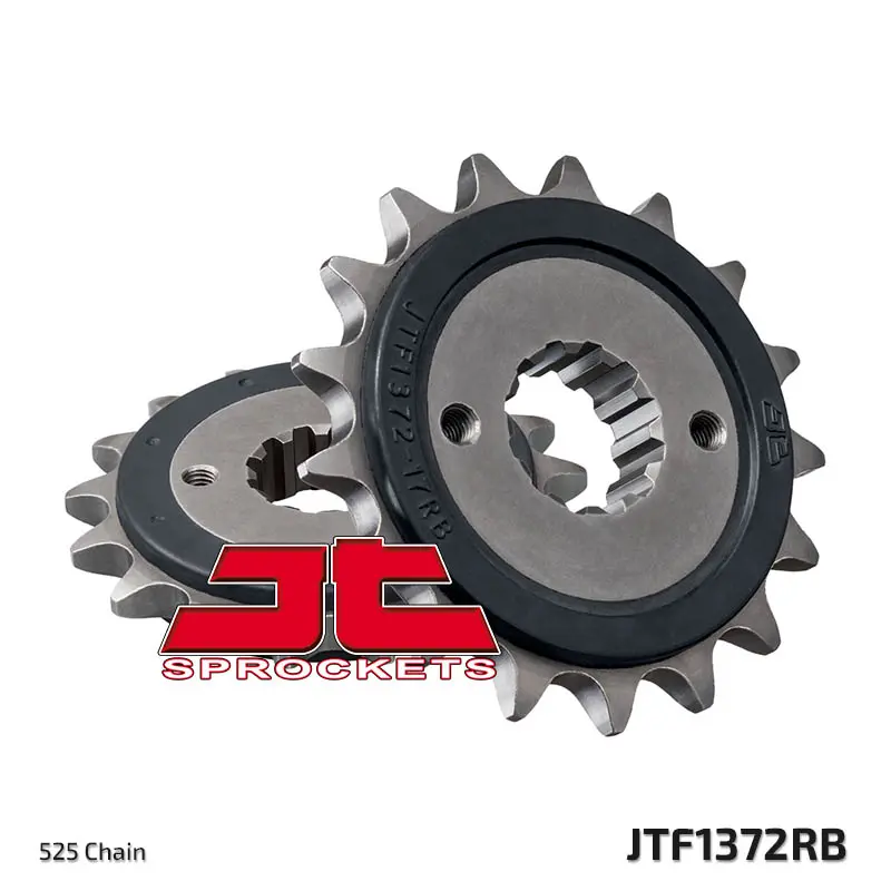 JT řetězové kolo přední 348 17 s gumou HONDA XRV 750 AFRICA TWIN '90-'03 (34817JTRB) (řetěz 525) (JT řetězové kolo přední 348 17 s gumou HONDA XRV)