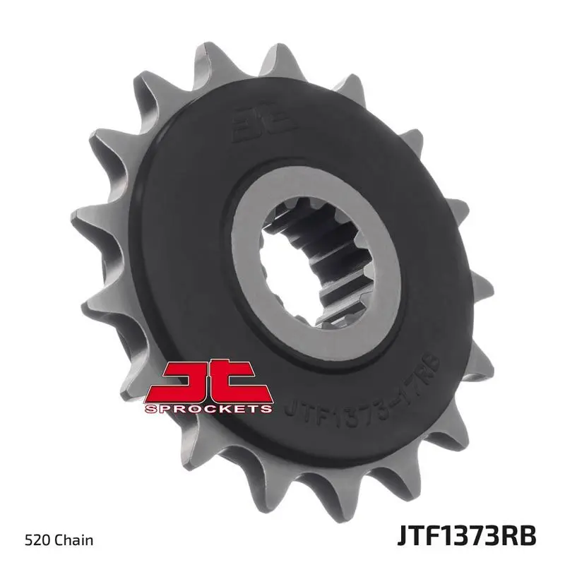 JT řetězové kolečko přední 2042 17 s gumou HONDA NC 750X/S/DCT '14-'15, INTEGRA 750 DCT '14-'15 (204217JTRB) (řetěz 520) (JT řetězové kolečko přední)