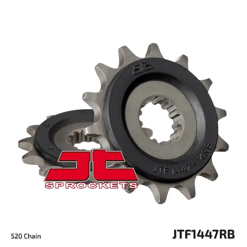 JT řetězové kolečko přední 2299 14 s gumou SUZUKI GSR 250 12-17, GSX 250R 17-18, DL 250 V-STROM 17-18, INAZUMA 250 12-17 (229914JTRB) ( )