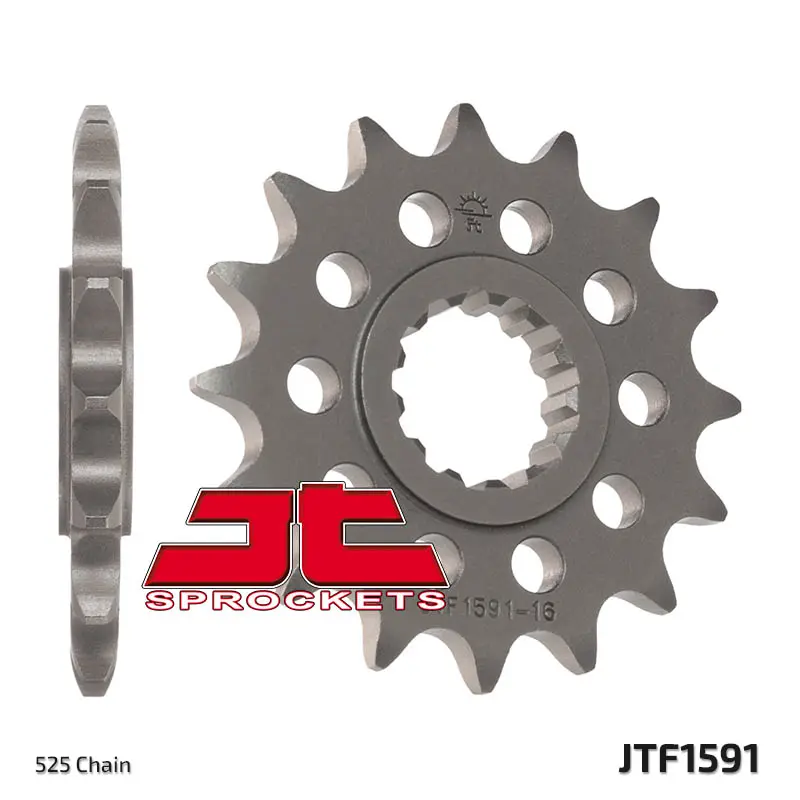 JT řetězové kolo přední 2091 15 YAMAHA FZ8 '10-'15, MT 09 '14-'20, MT 07 '14-'24 TDM 900 '02-'13 (-1), TENERE 700 '20-'24 (209115JT) (řetěz 525) (JT)