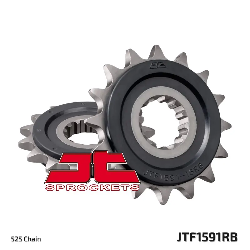 JT řetězové kolo přední 2091 16 s gumou YAMAHA FZ8 '10-'15, MT 09 '14-'17, MT 07 '14-'18, TDM 900 '02-'13 , MT10 16-17(209116JTRB)* (řetěz 525) (JT)