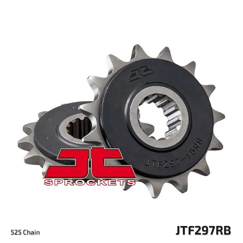 JT řetězové kolečko přední 2041 15 s gumou HONDA CB 500 '94-'03, CBF 500 '04-'08 (204115JTRB) (řetěz 525) (JT řetězové kolečko přední 2041 15 s gumou)