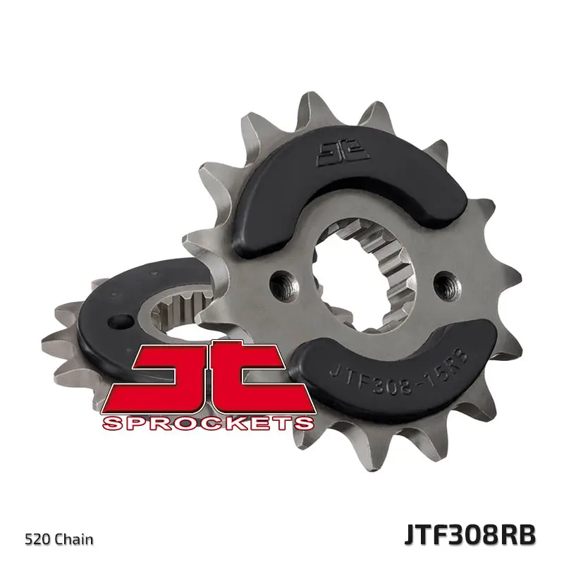 JT řetězové kolo přední 345 14 s gumou HONDA SLR 650 97-01, FMX 650 VIGOR, YAMAHA MT-03/XT660 (34514JTRB) (JT řetězové kolo přední 345 14 s gumou)