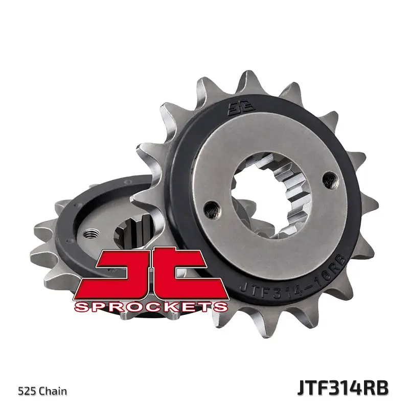 JT řetězové kolo přední 348 16 s gumou HONDA XRV 750 AFRICA TWIN '90-'03 (34816JTRB) (řetěz 525) (JT řetězové kolo přední 348 16 s gumou HONDA XRV)