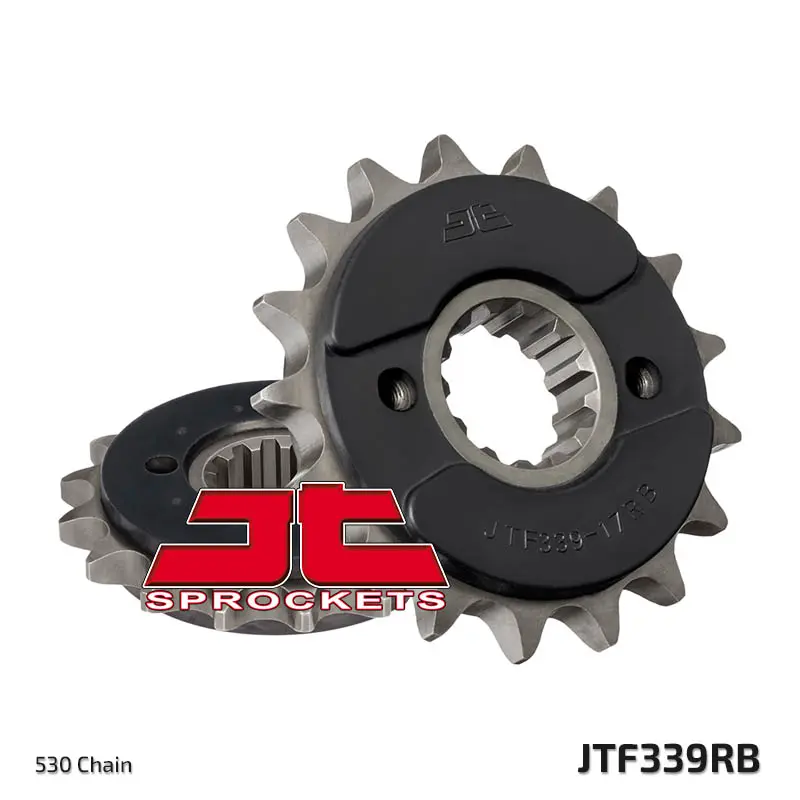 JT řetězové kolo přední 339 16 s gumou HONDA VFR 750 86-87, CBX 750F 84-86, VFR 800 02-14 (33916JTRB) (JT řetězové kolo přední 339 16 s gumou HONDA)