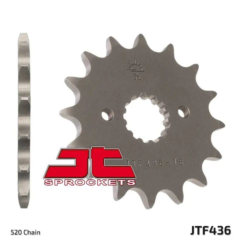 JT přední řetězové kolo 438 16 SUZUKI GSX 400 F '81-'86, RG 250 GAMMA '83-'88 (43816JT) (ŘETĚZ 520) - náhrada za JTF565.16 (JT přední řetězové kolo)