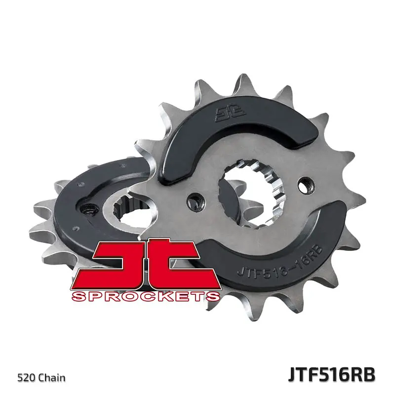 JT řetězové kolečko přední 523 16 s gumou SUZUKI GS 500E '94-'06, GS 500F '04-'10 (52316JTRB) (JT řetězové kolečko přední 523 16 s gumou SUZUKI GS)