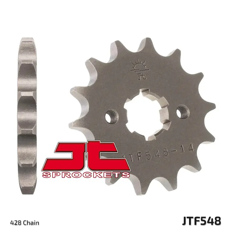 JT řetězové kolo přední 2177 13 YAMAHA YBR 125 '05-'15 (217713JT) XT125R/X '08-'11, TTR125 '00-'15 (řetěz 428) (JT řetězové kolo přední 2177 13)