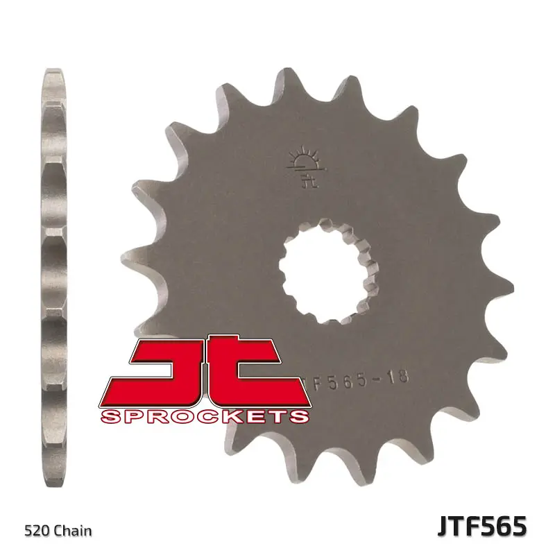 JT řetězové kolo přední 565 15 KAWASAKI ER6F/N 06-14, KLE 650 06-20, EX650, SUZUKI SV 650 16-19 (56515JT) (JT řetězové kolo přední 565 15 KAWASAKI)