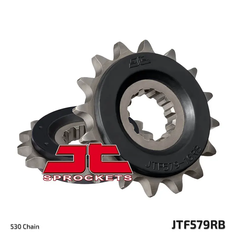 JT řetězové kolo přední 579 16 s gumou YAMAHA R1 '98-'03, FZS 1000 '01-'05 (57916JTRB) (JT řetězové kolo přední 579 16 s gumou YAMAHA R1 '98-'03, FZS)