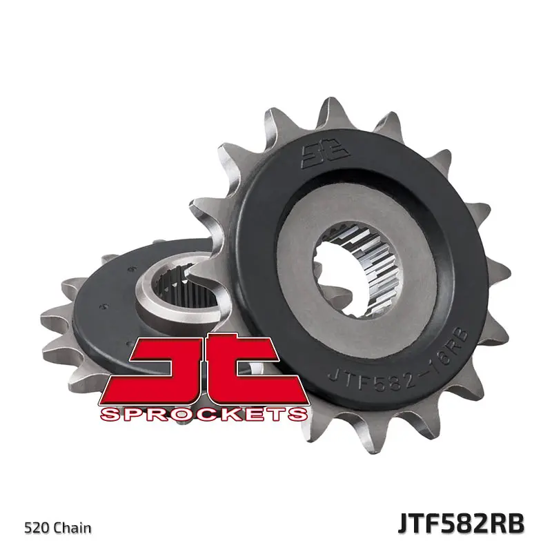 JT řetězové kolo přední 443 16 s gumou YAMAHA XJ 600 DIVERSION '92-'03 (44316JTRB) (řetěz 520) (JT řetězové kolo přední 443 16 s gumou YAMAHA XJ 600)