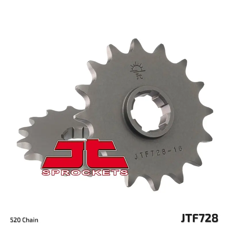 JT řetězové kolečko přední 726 15 CAGIVA 500/600 RIVER, CANYON W 16 (72615JT) (řetěz 520) (JT řetězové kolečko přední 726 15 CAGIVA 500/600 RIVER,)
