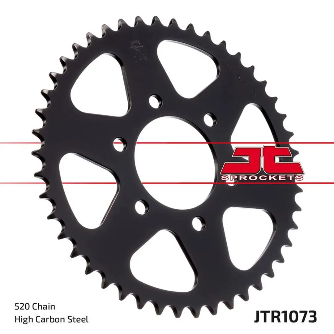 JT řetězové kolečko zadní 4540 46 HYOSUNG GV 250 '04-'15 (JTR1073.46) (řetěz 520) (JT řetězové kolečko zadní 4540 46 HYOSUNG GV 250 '04-'15)