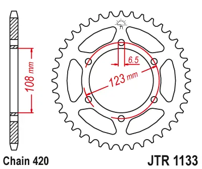 JT řetězové kolo zadní 4412 59 APRILIA SX 50 -18-19 (441259JT) (JT řetězové kolo zadní 4412 59 APRILIA SX 50 -18-19 (441259JT))