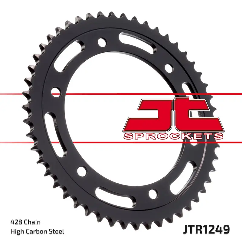 JT zadní řetězové kolo 4374 51 HONDA XLR 125R '98-'02 (437451JT) (ŘETĚZ 428) (JT zadní řetězové kolo 4374 51 HONDA XLR 125R '98-'02 (437451JT) (ŘETĚZ)