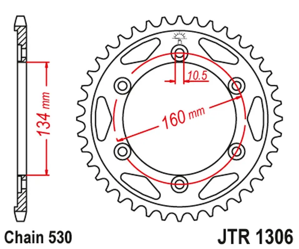 JT rozeta zadní 4399 43 HONDA CBR 900RR 00-03 (CBR929,954) (439943JT) ( )
