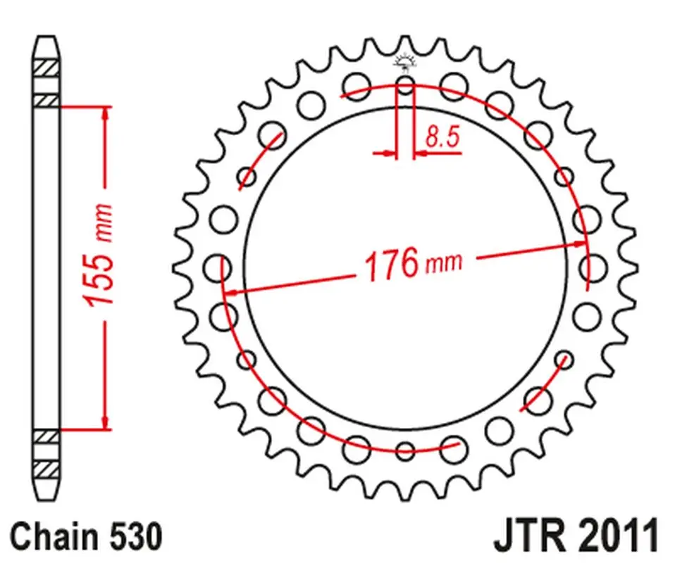 JT rozeta 4392 44 TRIUMPH 900/955/1000 (+1) (439244JT) (JT rozeta 4392 44 TRIUMPH 900/955/1000 (+1) (439244JT))