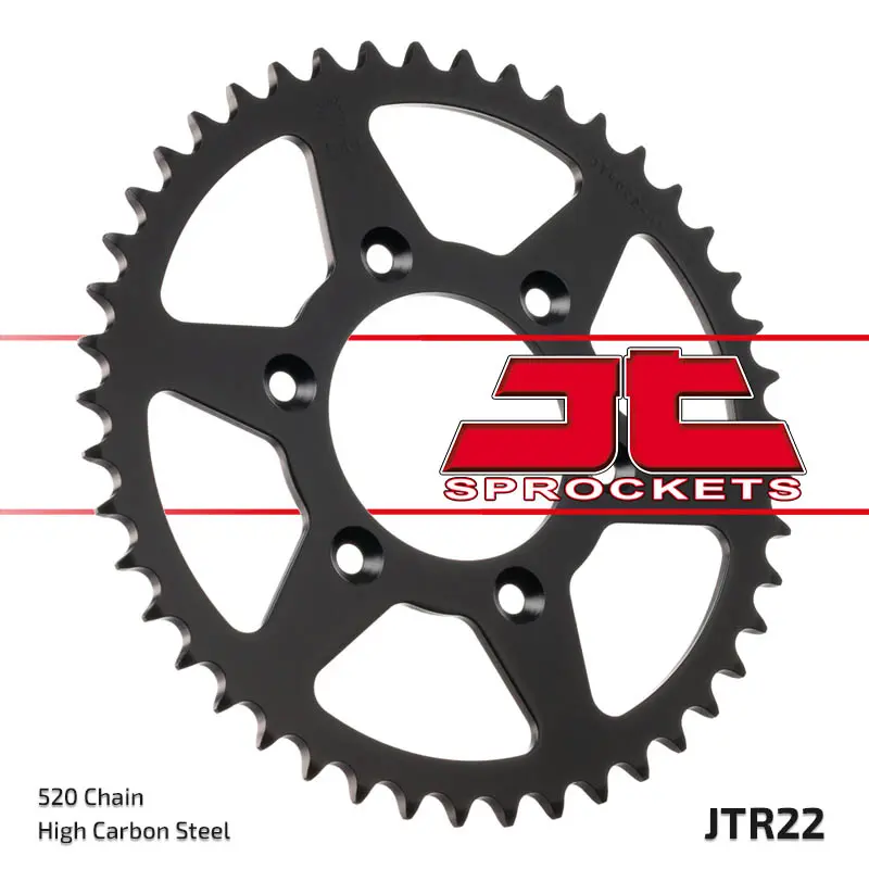 JT řetězové kolo zadní 3560 45 APRILIA SX 125 '08-'12, MX 125 '04-'07 (356045JT) (řetěz 520) (JT řetězové kolo zadní 3560 45 APRILIA SX 125 '08-'12,)