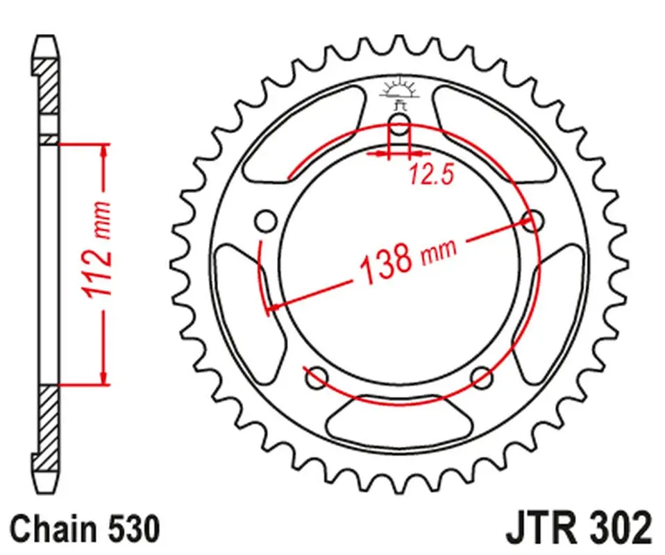 JT rozeta 408 40 HONDA CB 1100 SA-E/F 14-15, CB 1100 EX-E/F/G/H/J 15-17 (40840JT) ( )