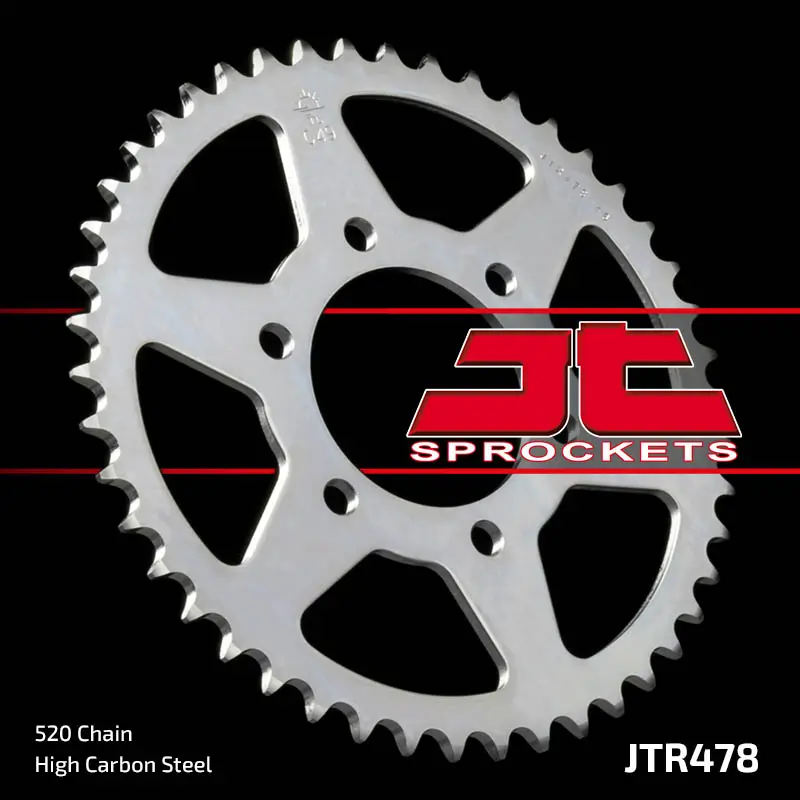 JT rozeta 478 42 KAWASAKI ZX6R (05-17), Z750 (47842JT) (řetěz 520) (JT rozeta 478 42 KAWASAKI ZX6R (05-17), Z750 (47842JT) (řetěz 520))