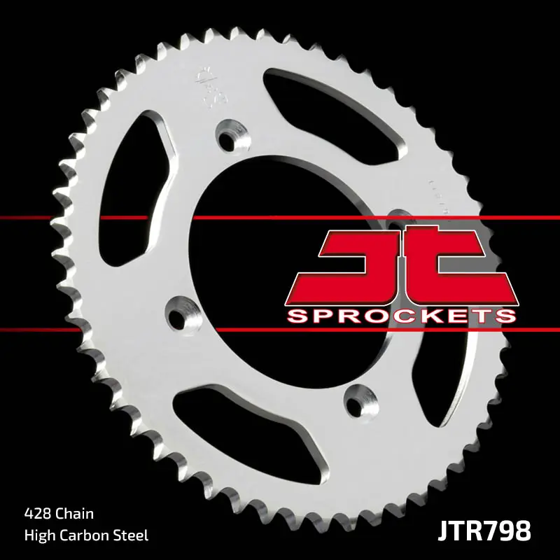 JT rozeta 798 52 SUZUKI RM 85 02-18, YAMAHA YZ 80/85 (řetěz 428) (79852JT) (JT rozeta 798 52 SUZUKI RM 85 02-18, YAMAHA YZ 80/85 (řetěz 428))