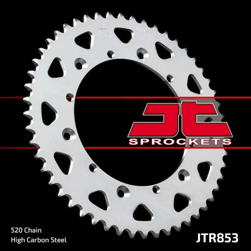 JT zadní řetězové kolečko 856 50 YAMAHA YZ YZF 88-98 (85650JT) (řetěz 520) (JT zadní řetězové kolečko 856 50 YAMAHA YZ YZF 88-98 (85650JT) (řetěz)