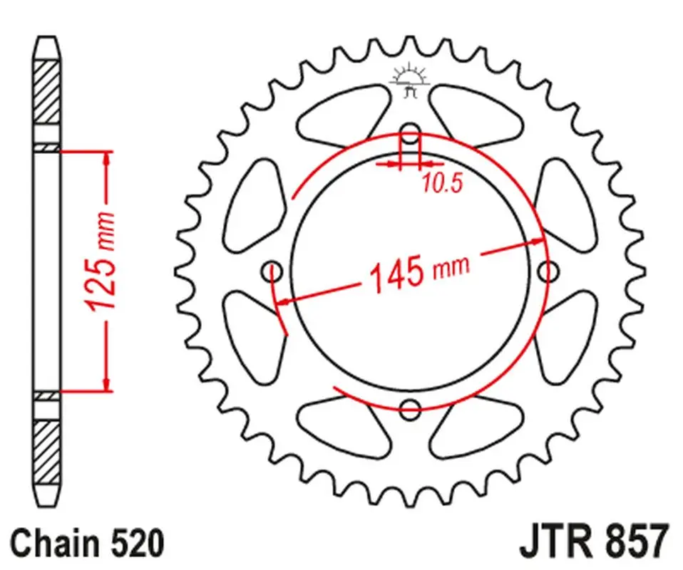 JT rozeta 857 47 (85747JT) barva černá (JT rozeta 857 47 (85747JT) barva černá)