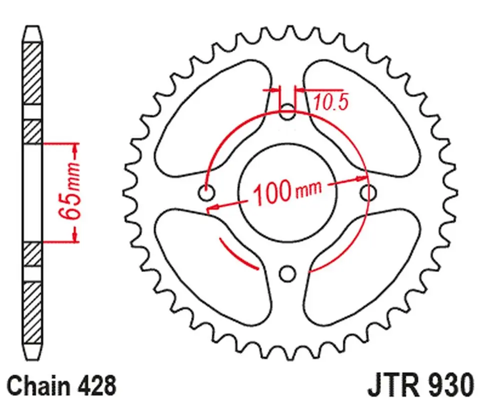 JT rozeta SYM VF 185 18-23 (JT rozeta SYM VF 185 18-23)