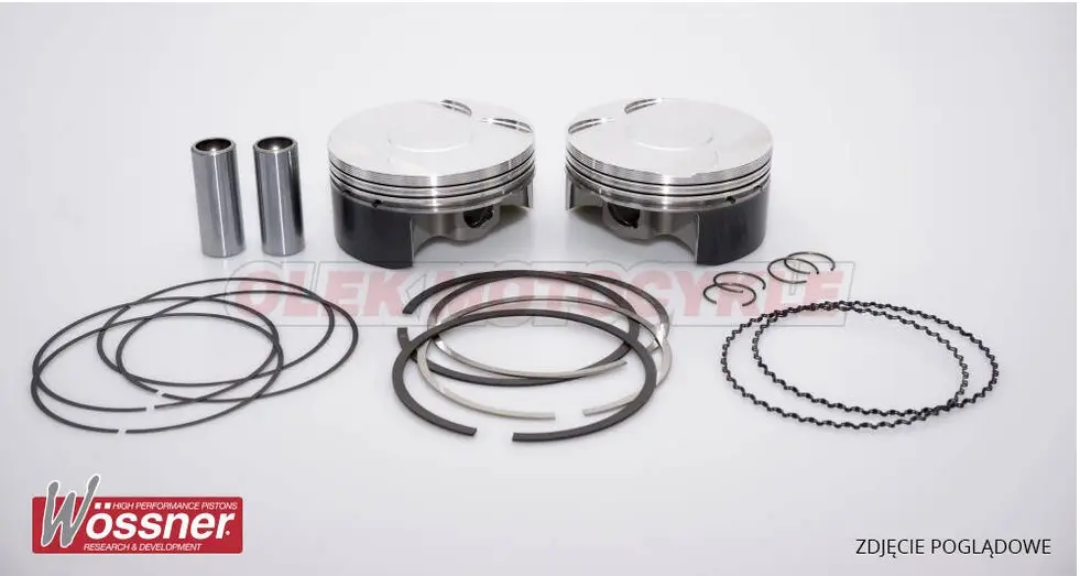 WOSSNER komplet pístů POLARIS RZR 900 XP 11-12 STD. (92,95mm) (10,60:1) (K7506DA-2) (WOSSNER komplet pístů POLARIS RZR 900 XP 11-12 STD. (92,95mm))