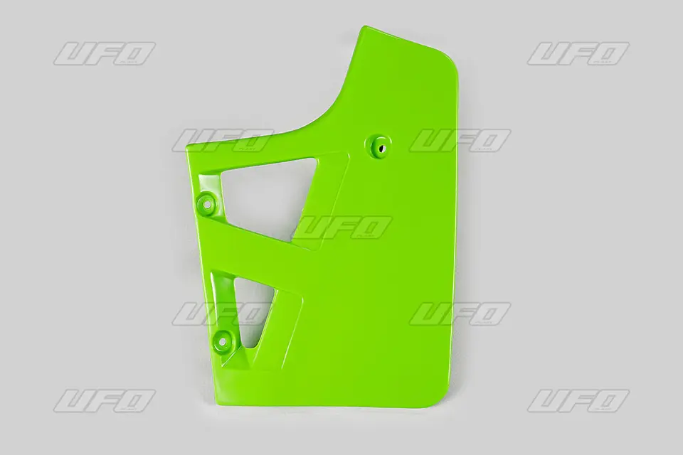 UFO kryty chladiče KAWASAKI KX 125 87 barva zelená (UFO kryty chladiče KAWASAKI KX 125 87 barva zelená)