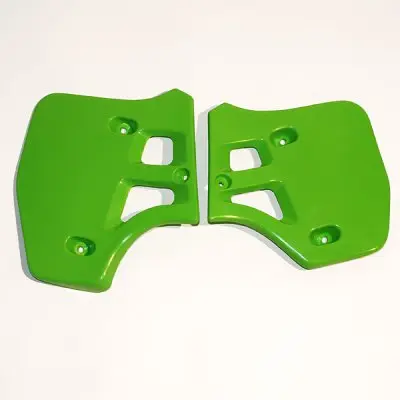UFO kryty chladiče KAWASAKI KX 250 88-89, KX 500 88-02 barva zelená (UFO kryty chladiče KAWASAKI KX 250 88-89, KX 500 88-02 barva zelená)