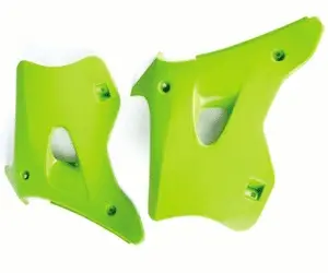 UFO kryty chladiče KAWASAKI KX 125/250 94-98 barva zelená (UFO kryty chladiče KAWASAKI KX 125/250 94-98 barva zelená)