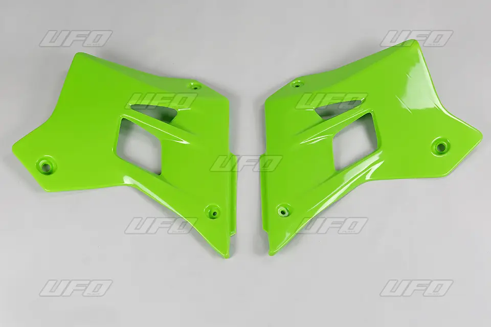UFO kryty chladiče KAWASAKI KDX 200 95-18 barva zelená (UFO kryty chladiče KAWASAKI KDX 200 95-18 barva zelená)