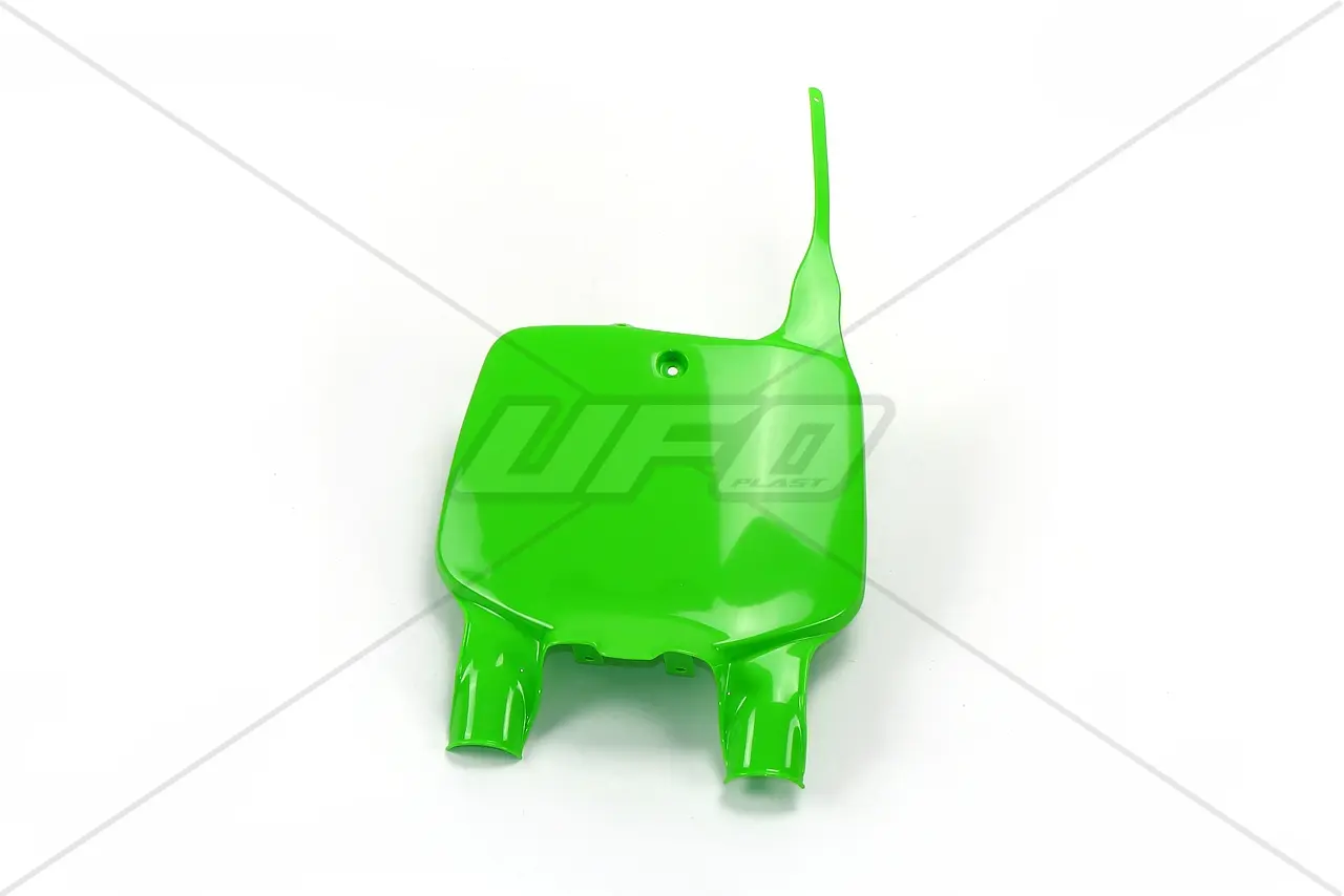 UFO tabulka na startovací číslo KAWASAKI KX 125/250/500 96-02 barva zelená (UFO tabulka na startovací číslo KAWASAKI KX 125/250/500 96-02 barva)