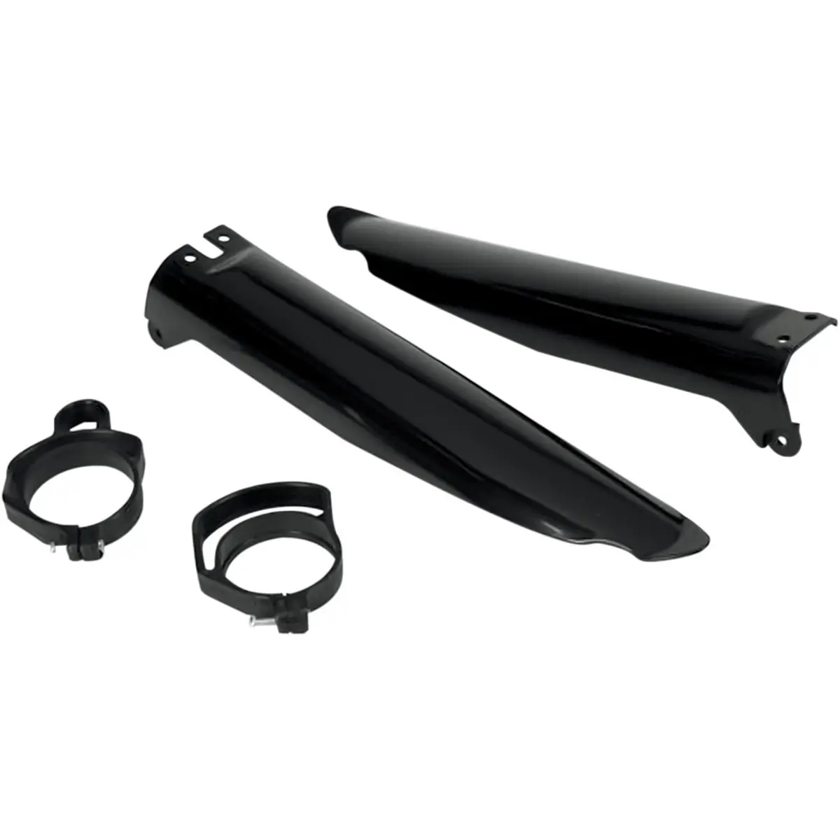 UFO kryty předních vidlic KAWASAKI KX 125/250/500 96-03 barva černá - nahrazuje TM03119001 (UFO kryty předních vidlic KAWASAKI KX 125/250/500 96-03)