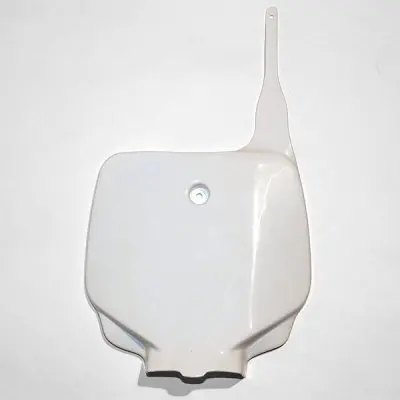 UFO tabulka na startovací číslo KAWASAKI KX 80 98-00, KX 85 01-13 barva bílá (UFO tabulka na startovací číslo KAWASAKI KX 80 98-00, KX 85 01-13 barva)