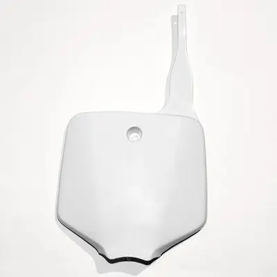 UFO tabulka na startovací číslo KAWASAKI KX 65 01-26, KLX 110 01-09, SUZUKI RM 65 03-26 barva bílá - nahrazuje SU03926041 (UFO tabulka na startovací)