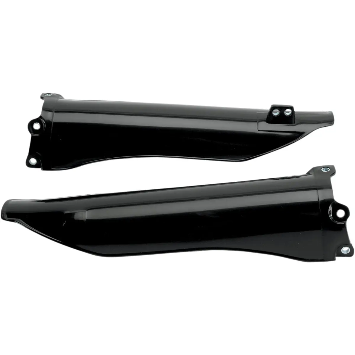 UFO kryty předních vidlic KAWASAKI KXF 250/450 06-08, KLX 450R 07-14 barva černá ( )