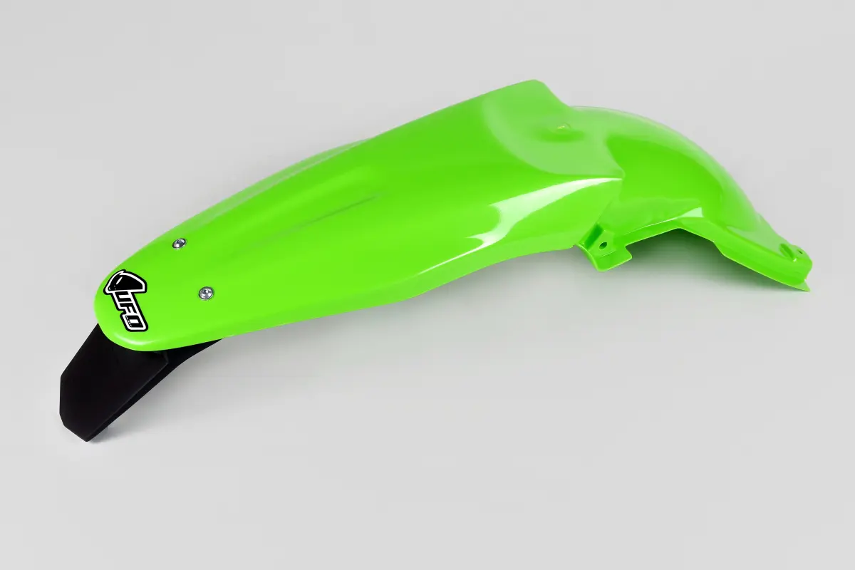 UFO zadní blatník KAWASAKI KXF 250/450 06-08 se světlem barva zelená ( ENDURO se světlem LED ) - (UFO zadní blatník KAWASAKI KXF 250/450 06-08 se)