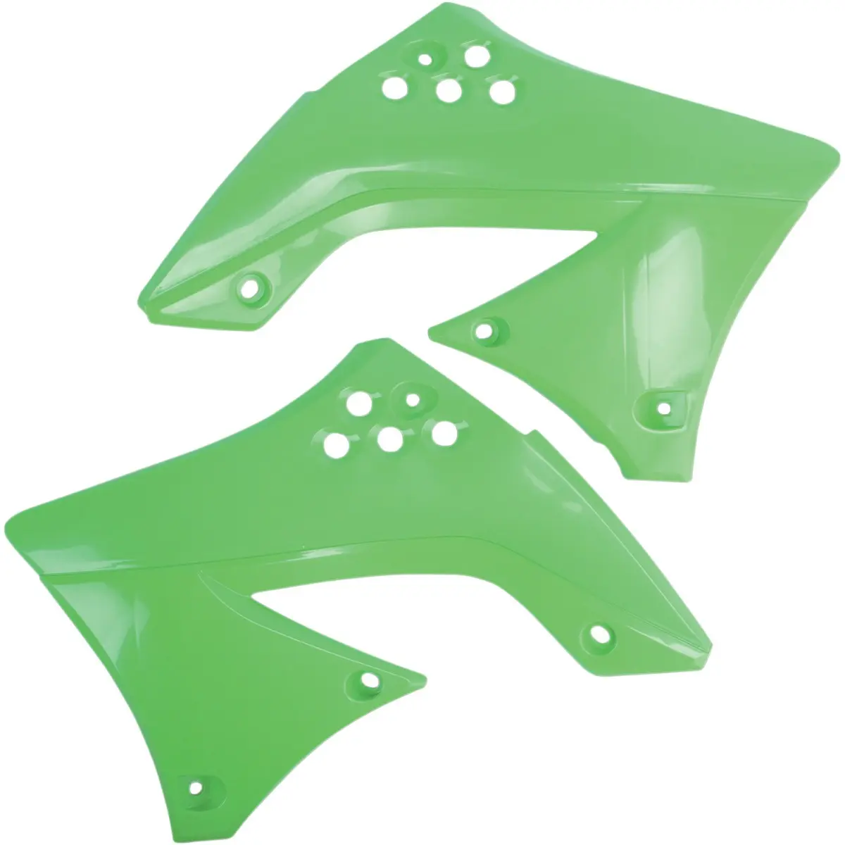 UFO kryty chladiče KAWASAKI KXF 450 09 barva zelená ( )