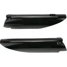 UFO kryty předních vidlic KAWASAKI KXF 250 09-26, KXF 450 09-26, barva černá (UFO kryty předních vidlic KAWASAKI KXF 250 09-26, KXF 450 09-26, barva)