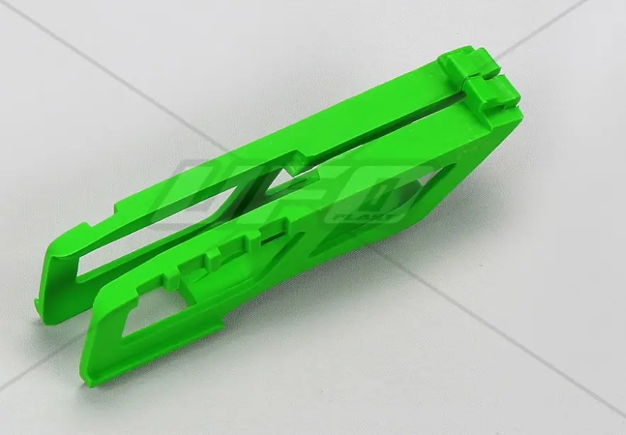 UFO vodítko řetězu KAWASAKI KXF 250/450 09-26, barva zelená (UFO vodítko řetězu KAWASAKI KXF 250/450 09-26, barva zelená)