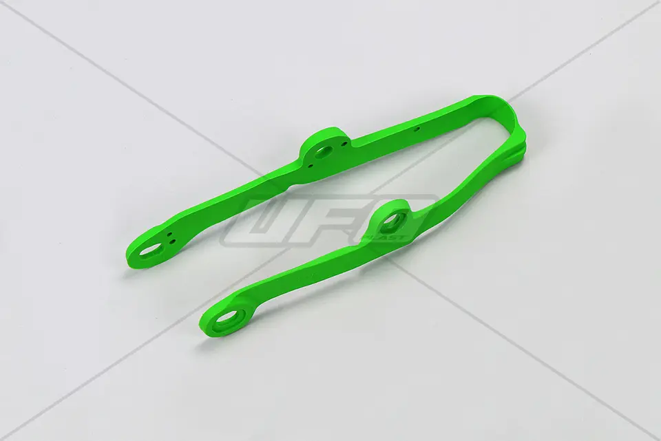 UFO kluzák řetězu KAWASAKI KXF 250 09-16, KXF 450 09-15 barva zelená (UFO kluzák řetězu KAWASAKI KXF 250 09-16, KXF 450 09-15 barva zelená)